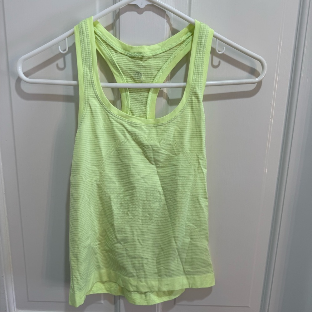 Lululemon Athletica Bright Yellow Tank Top